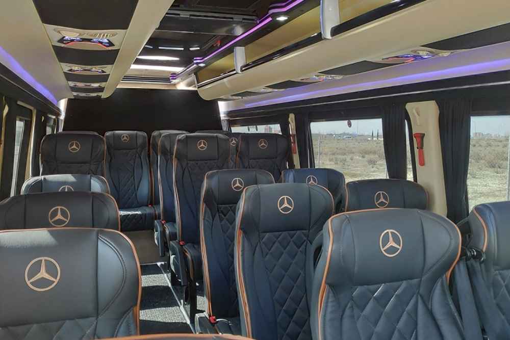 asientos comodos de un autobus