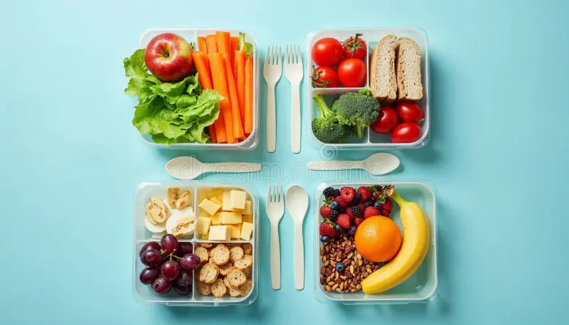 Alimentos para un viaje largo en bus