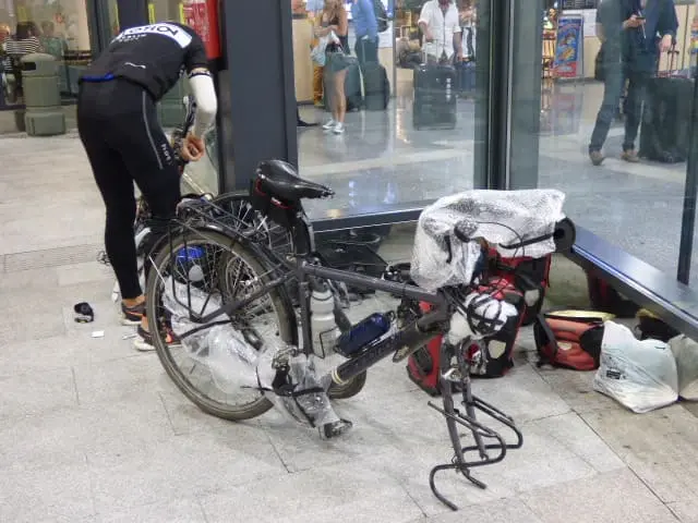 Cómo llevar una bicicleta en autobús
